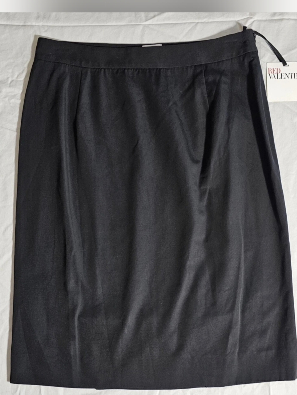 RED Valentino Black Midi Skirt NWT Size Eur 44 USA 6